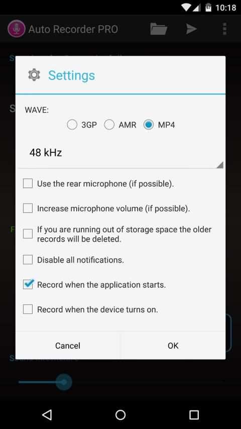 Auto Recorder स्क्रीनशॉट 5