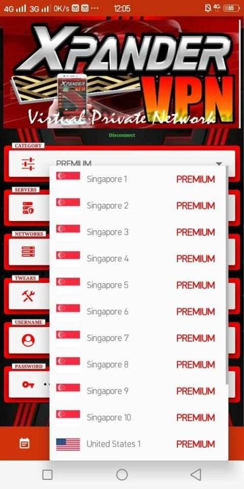 Xpander VPN Pro screenshot 2