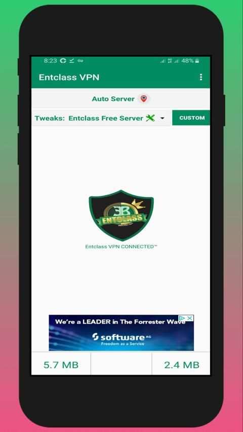 Entclass VPN screenshot 3