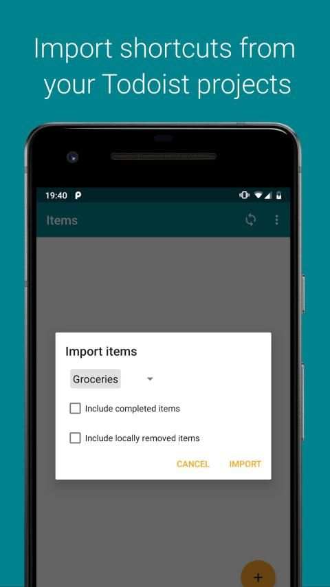 WearTo - Todoist on your wearable screenshot 1