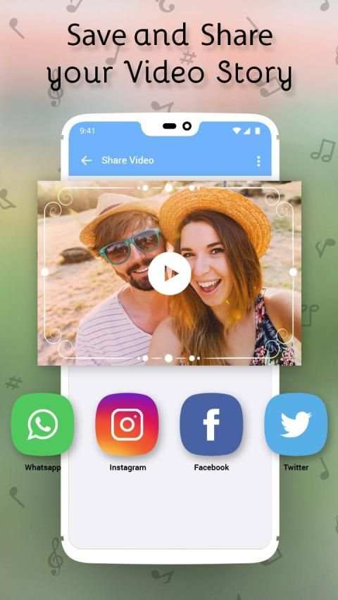 Music Video Maker Video Editor स्क्रीनशॉट 1