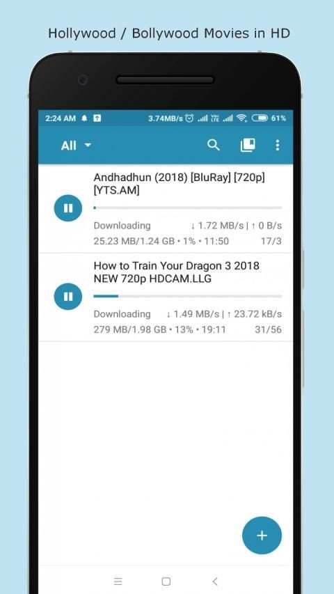 Torrent Downloader ( Torrent Magnet Downloader ) screenshot 1