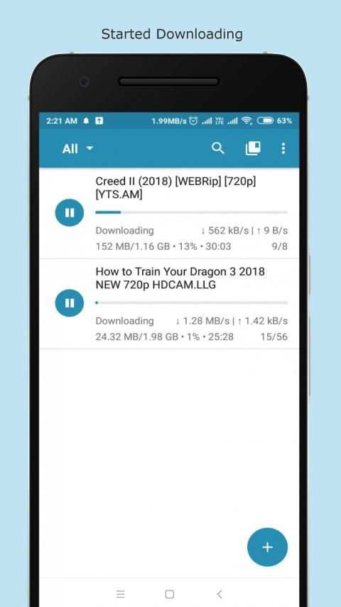 Torrent Downloader ( Torrent Magnet Downloader ) screenshot 3