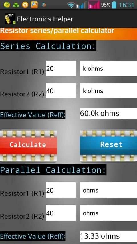 Electronics Helper स्क्रीनशॉट 2