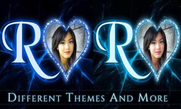 Lighting Text Photo Frames screenshot 1