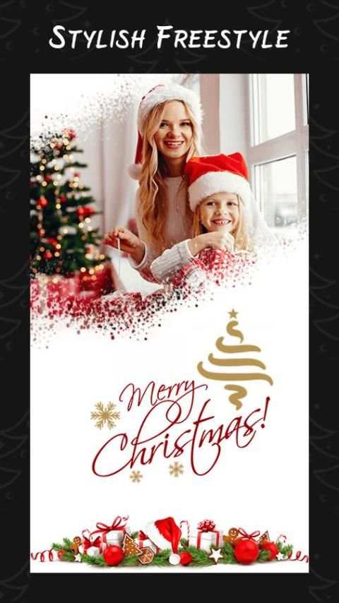 Christmas photo frames - Christmas photo editor स्क्रीनशॉट 13