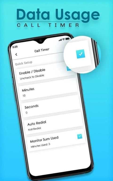 Data Usage Monitor - Call Timer स्क्रीनशॉट 5