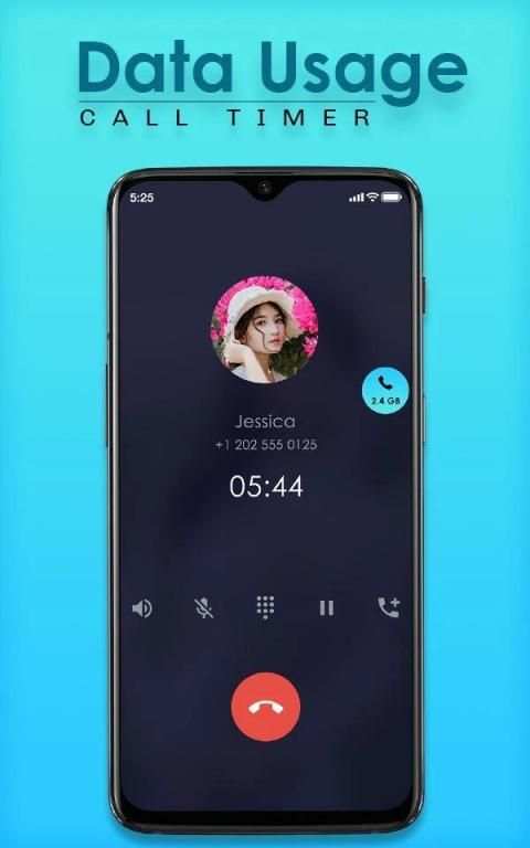 Data Usage Monitor - Call Timer screenshot 1