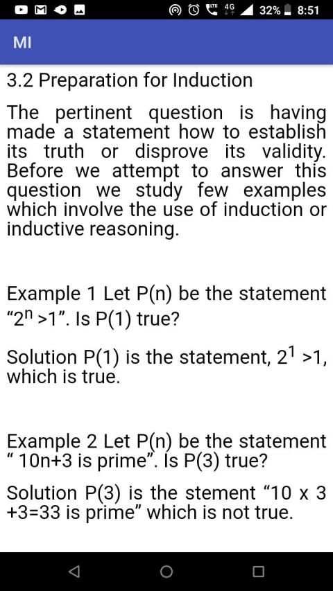 Mathematical Induction screenshot 2
