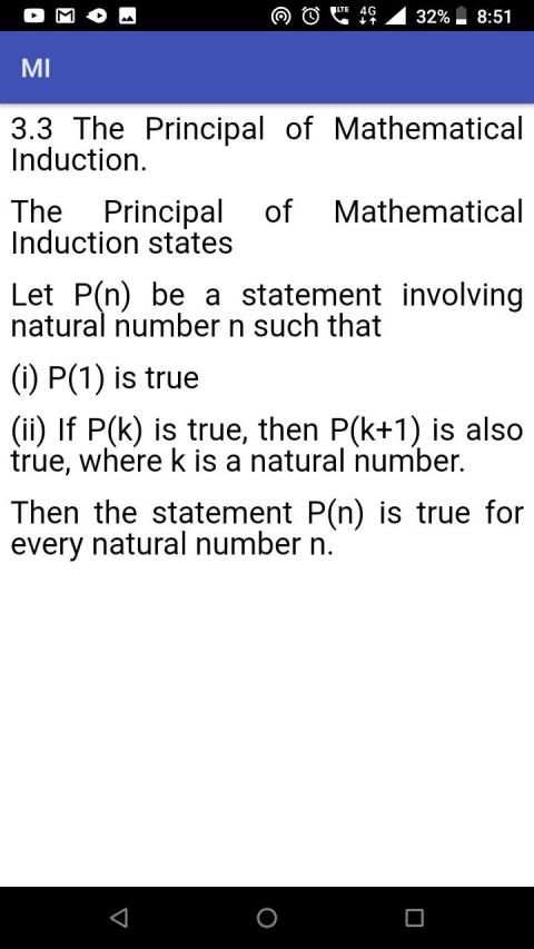 Mathematical Induction screenshot 3