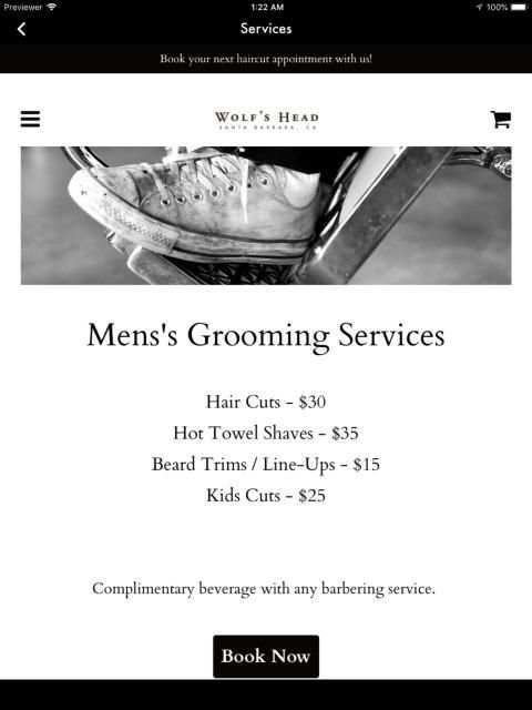 Wolf's Head Barber Shop screenshot 8