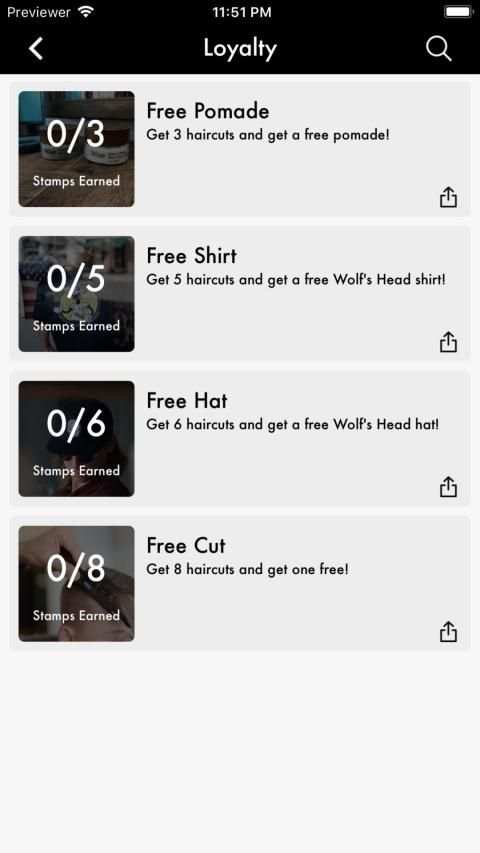 Wolf's Head Barber Shop screenshot 14