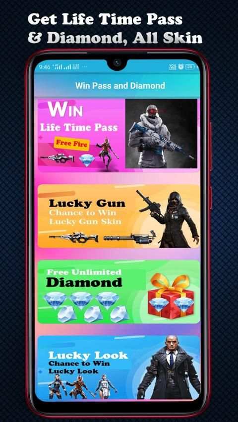 Win Elite Pass And Diamond For Free Fire स्क्रीनशॉट 3