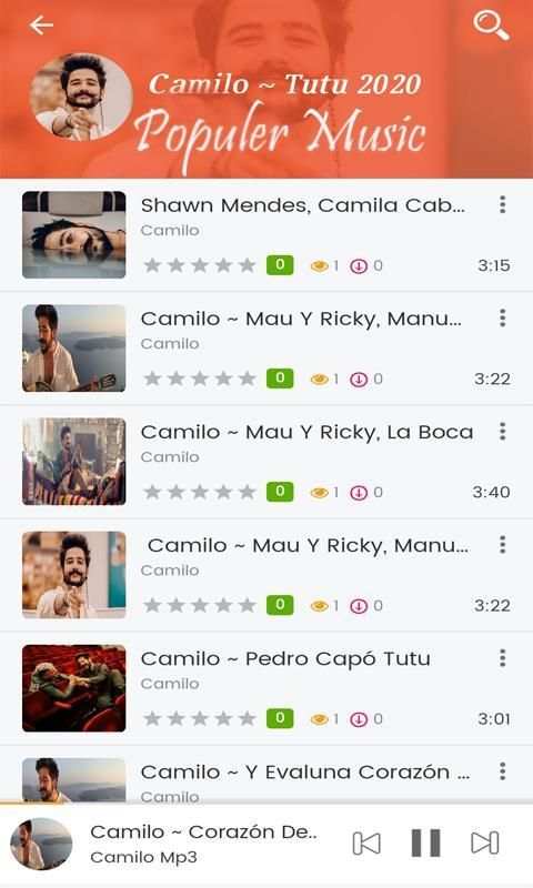 Camilo ~ Tutu 2020 screenshot 2