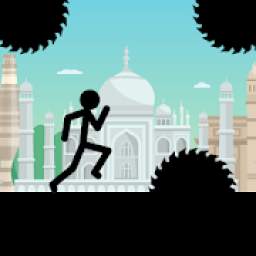 Stickman Runner Taj Mahal