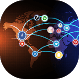 B Social Chat : Videochat, Shopping, All social आइकन