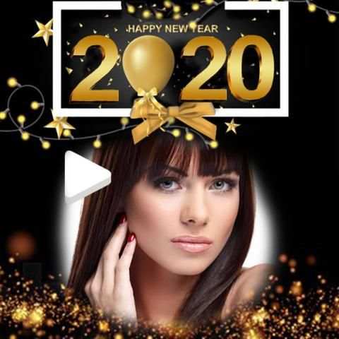 Happy New Year video maker 2020 स्क्रीनशॉट 3