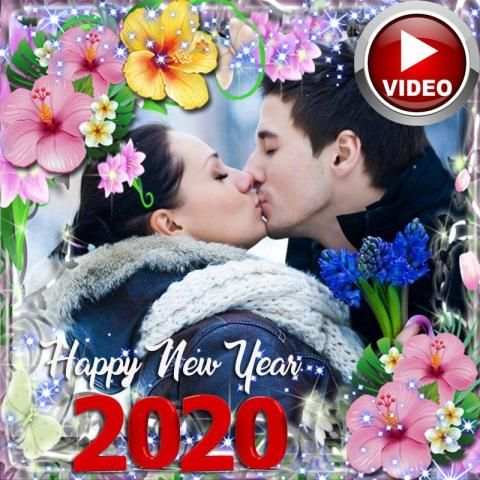 Happy New Year video maker 2020 स्क्रीनशॉट 2