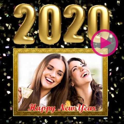 Happy New Year video maker 2020 स्क्रीनशॉट 6