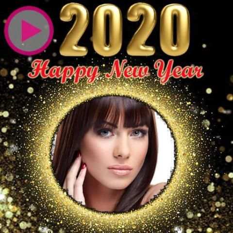 Happy New Year video maker 2020 स्क्रीनशॉट 1