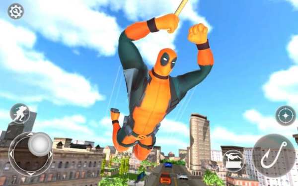 Super Rope Crime Hero - Grand City Simulator Game स्क्रीनशॉट 5