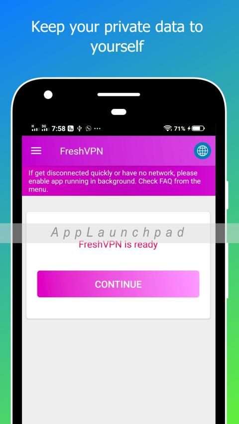 Fresh VPN - Free Unlimited VPN स्क्रीनशॉट 15