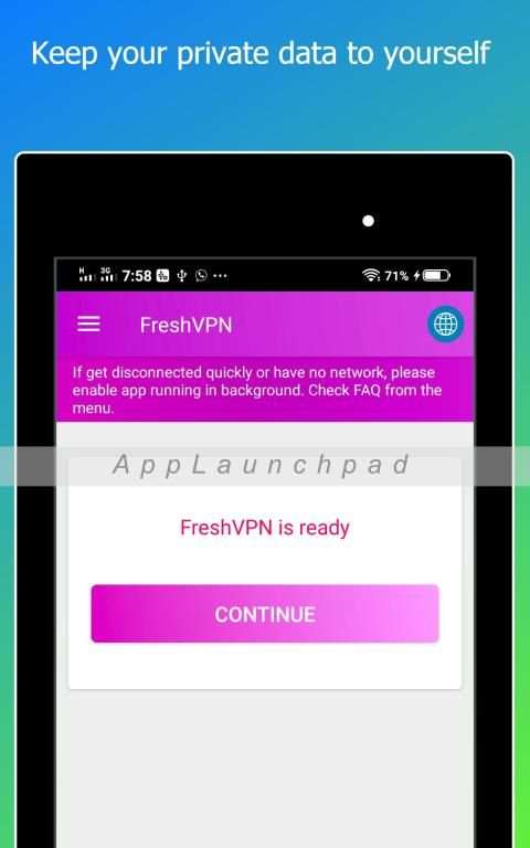 Fresh VPN - Free Unlimited VPN स्क्रीनशॉट 5