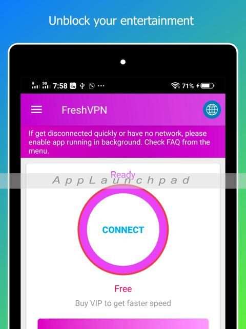Fresh VPN - Free Unlimited VPN स्क्रीनशॉट 9