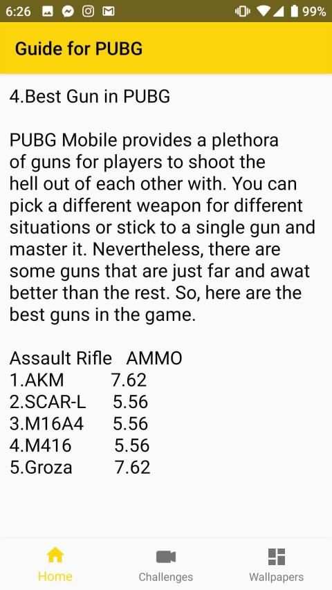 PUBG - Guide,Tips and Wallpapers screenshot 1