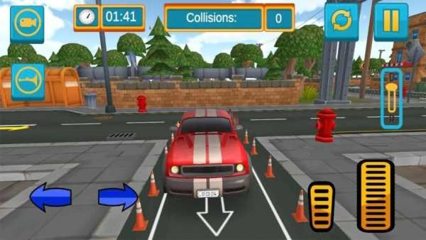 Mini 3D Car Real Toon Parking Simulator 2020 स्क्रीनशॉट 2