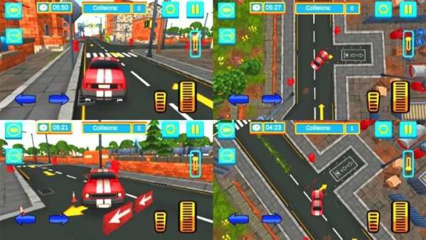 Mini 3D Car Real Toon Parking Simulator 2020 स्क्रीनशॉट 6