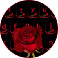 Red Rose keyboard Theme logo