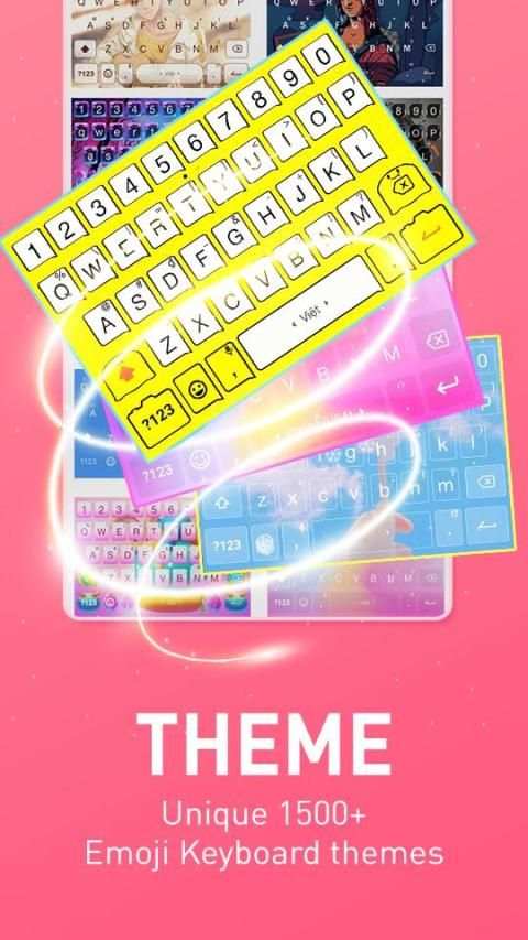 Emoji Keyboard - Emoticons, GIF, Facemoji 3 تصوير الشاشة