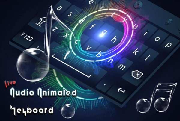 Audio Animated Keyboard Theme स्क्रीनशॉट 11