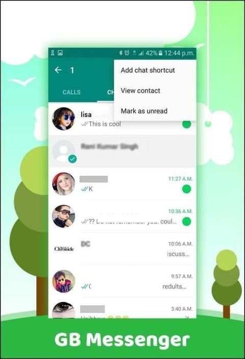 GB messenger - free chat 2019 screenshot 5