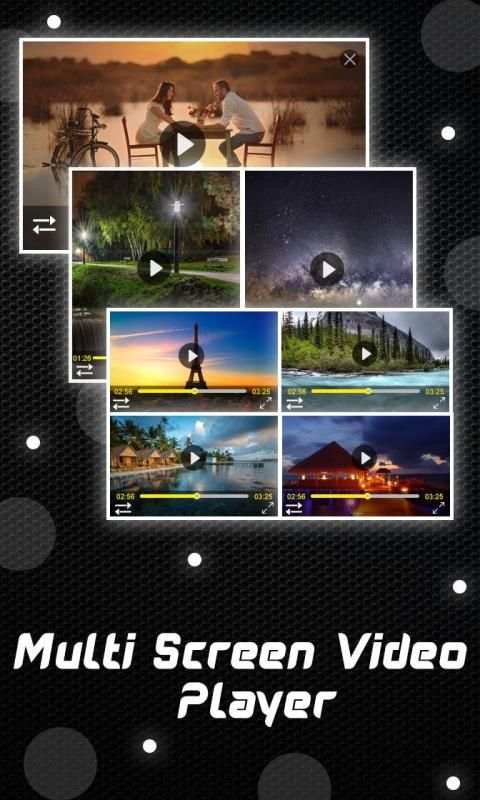Multi Screen Video Player : Multiple Video Popups स्क्रीनशॉट 3