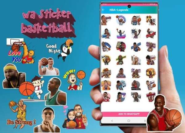 WAStickerApps Basketball WA Sticker Sport Fans screenshot 1