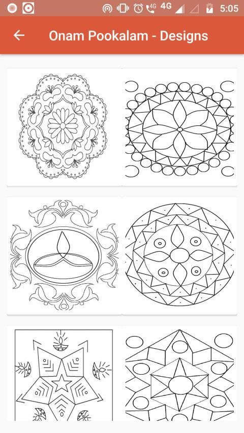 Onam Pookalam Design Vector Flower Art Stock Vector (Royalty Free)  2331970895 | Shutterstock
