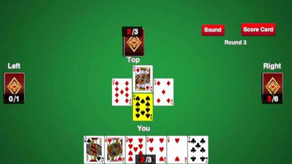 Spades Offline Card Game स्क्रीनशॉट 1