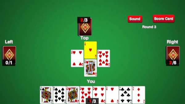 Spades Offline Card Game स्क्रीनशॉट 3