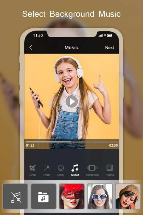 Music Video Maker : Slideshow screenshot 3