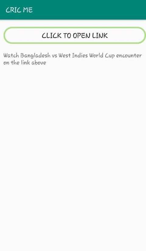 CricMe Live Cricket Streaming Links screenshot 1