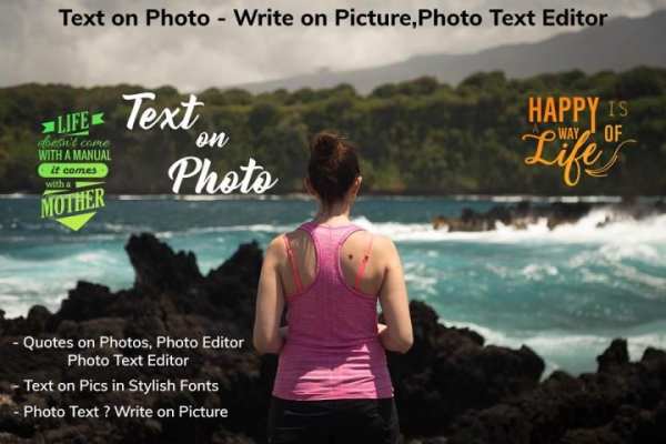 Text on Photo - Write on Picture,Photo Text Editor स्क्रीनशॉट 7