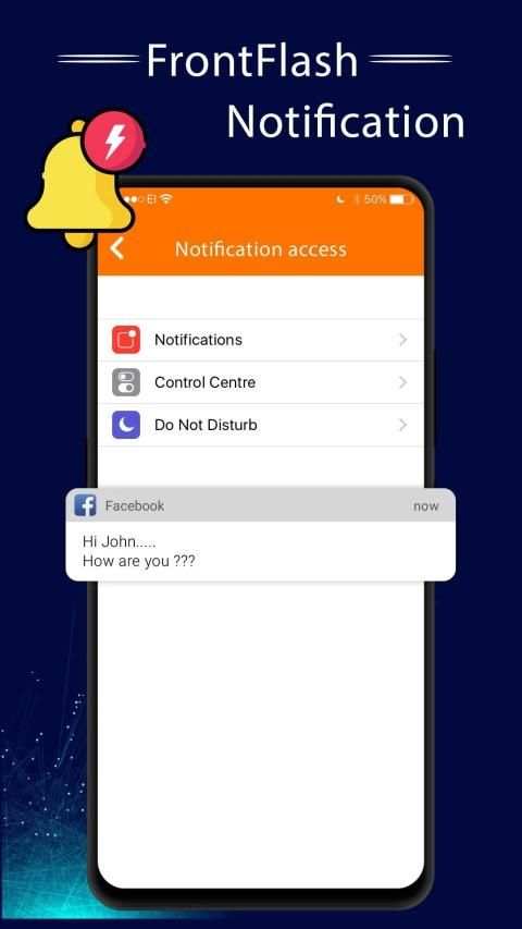 FrontFlash Notification screenshot 1