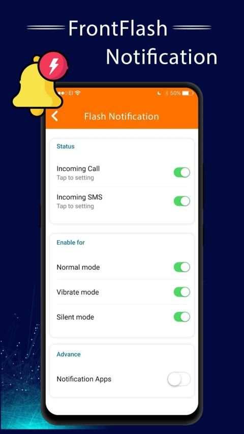 FrontFlash Notification स्क्रीनशॉट 6
