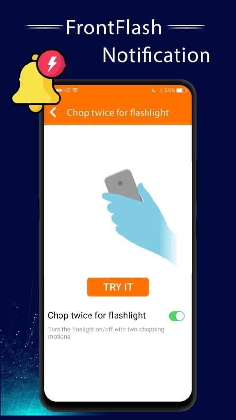 FrontFlash Notification screenshot 2