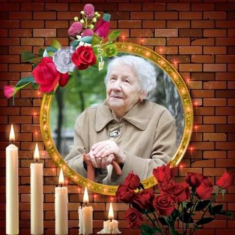 Condolence Photo Frames with Candle 4 تصوير الشاشة