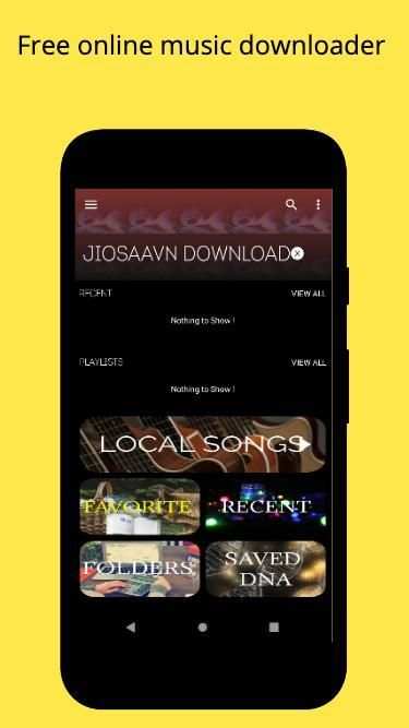 Free Music Download for JioSaavn screenshot 1