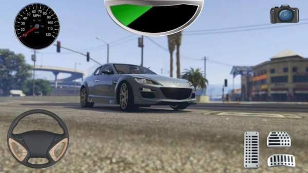 Driving Mazda RX8 Simulator स्क्रीनशॉट 3