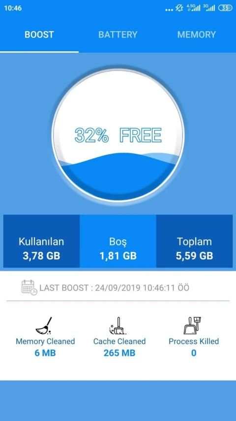 Game Ram Booster Battery Saver & Pro screenshot 4